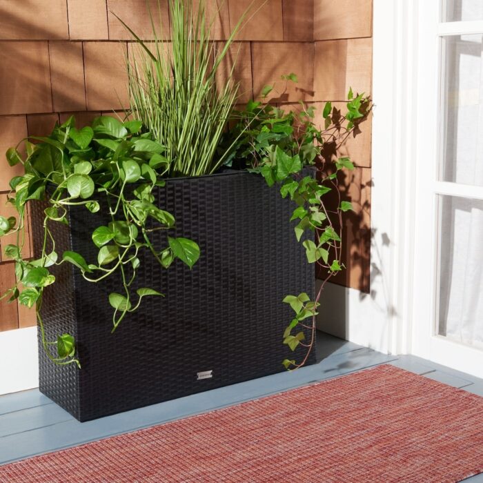 SAFAVIEH Outdoor Living Rita Flower Rack - 32.2" W x 11.02" L x 24.8" H - Image 2