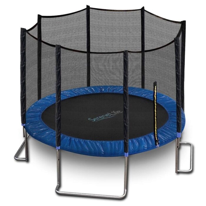ASTM Approved Trampoline with Net Enclosure, Stable Strong Trampoline with Net, Outdoor Kids, Adults Trampoline, Reinforced Kids