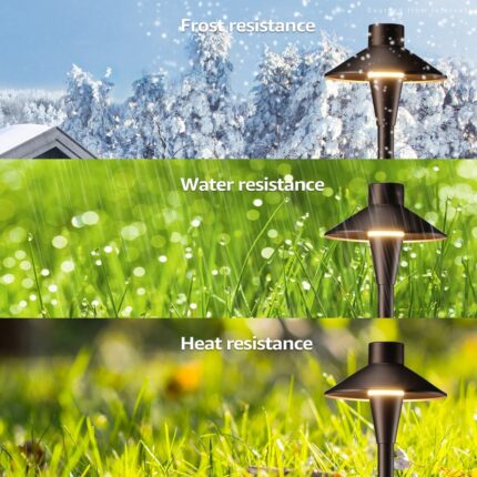 5W 3CCT Low Voltage Landscape Path Lights, 3000K/4000K/5000K - 6PACK - Image 2