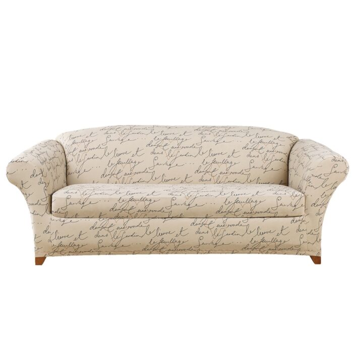 Waverly Stretch Pen Pal 2 Piece Sofa Slipcover