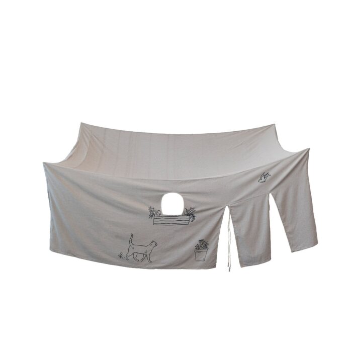 Cotton Blend Tablecloth Playhouse - 84.0"L x 60.0"W x 30.0"H