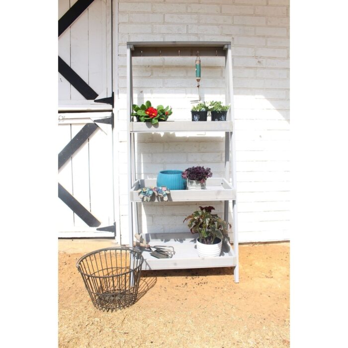 Zylina Portside Garden Storage with Hooks - 27 x 17 x 60 - Image 2