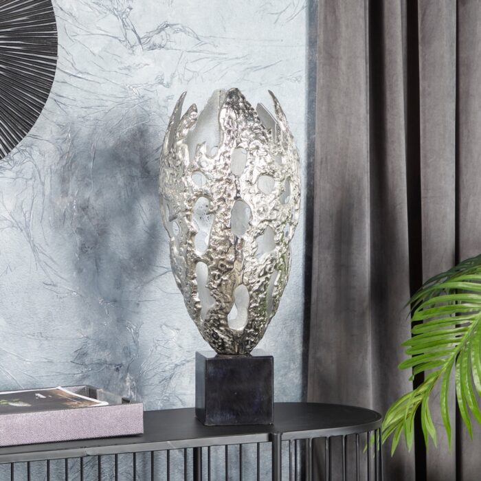 Abstract Aluminum Contemporary Sculpture - 10 x 10 x 23