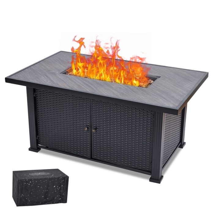 52 Inch Propane Fire Pit Table 50000BTU