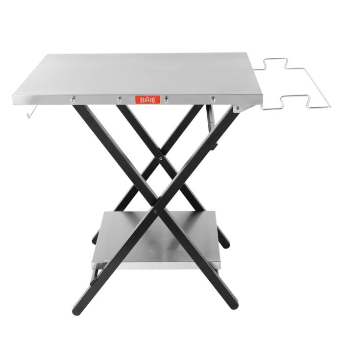 Feasto 24"x 30" Foldable Pizza Oven Stand and Food Prep Table - Image 2