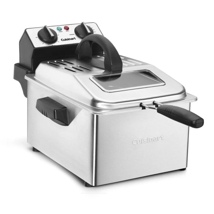 Deep Fryer, 4 Quart Stainless Steel Deep Fryer