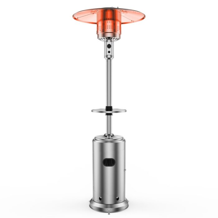 Patio Heater 48000 BTU Umbrella Design Outdoor Heater with Wheels