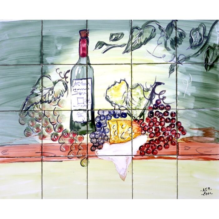 30in x 24in Kitchen Backsplash Design 20pc Tile Ceramic Wall Mural