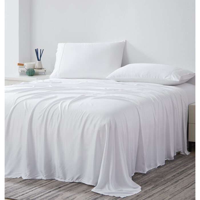 Premium Luxury 100-percent Bamboo Viscose 21-inch Extra Deep Pocket Sheet Set