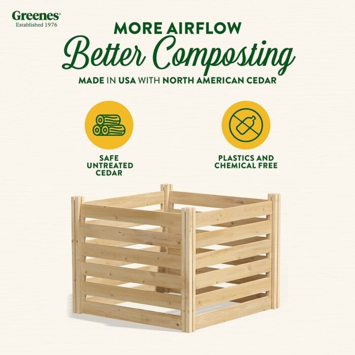 Wood compost box - Image 2