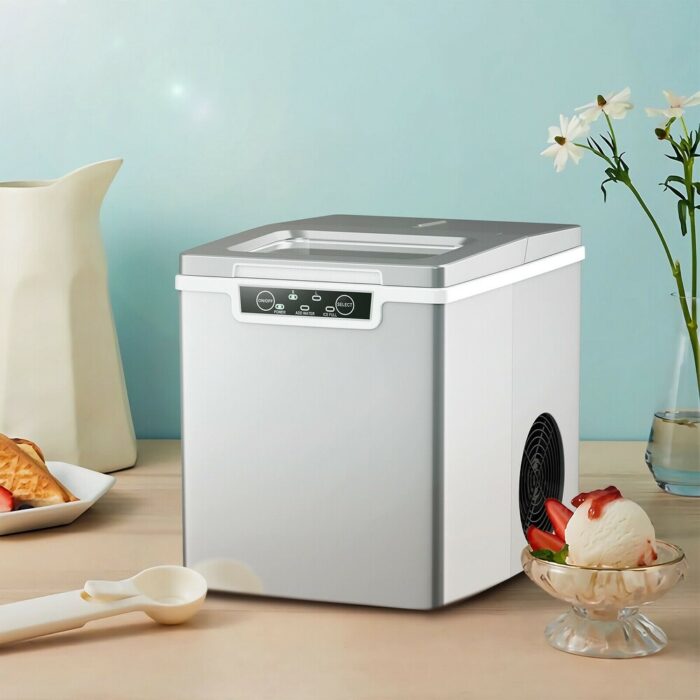 26Lbs/24H Portable Ice Maker Machine with Scoop and Basket - Image 2