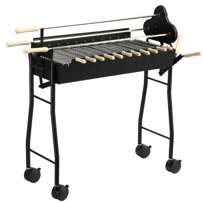 Portable Charcoal BBQ Grills Steel - Image 2