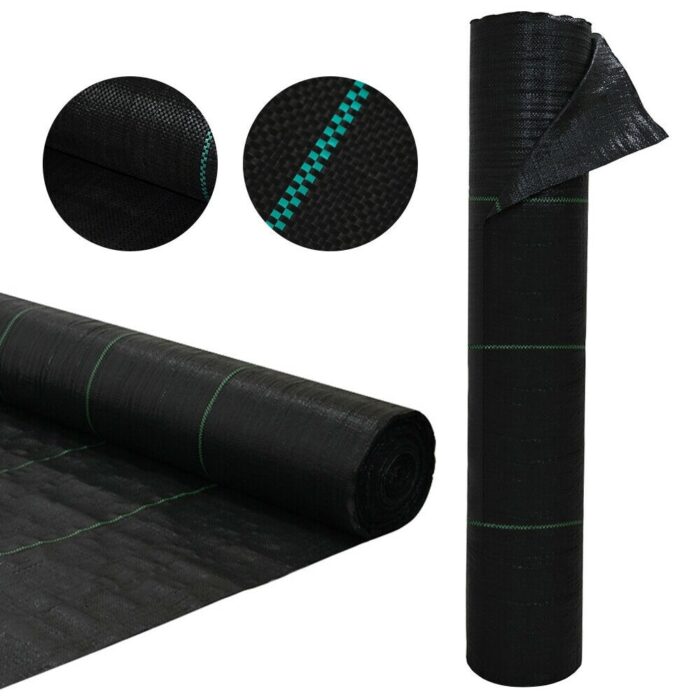 Garden Weed Barrier Landscape Fabric Heavy Duty Ground Cover - Image 2