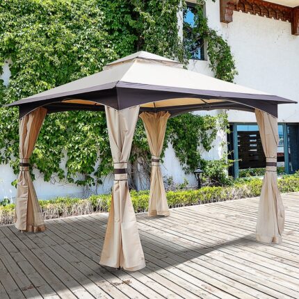 Outsunny Soft Top Outdoor Canopy Patio Gazebo