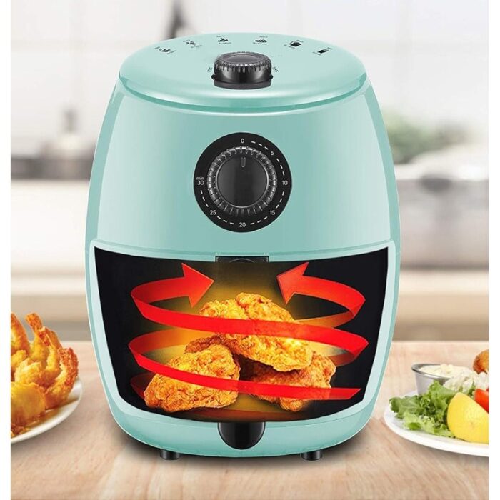 Compact Space Saving Electric Hot Air Fryer Oil-Less Healthy Cooker - Image 2