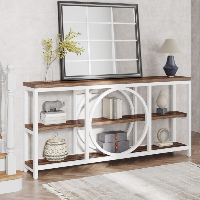 Extra Long Console Table 70.9 inch Narrow Sofa Tables - Image 2