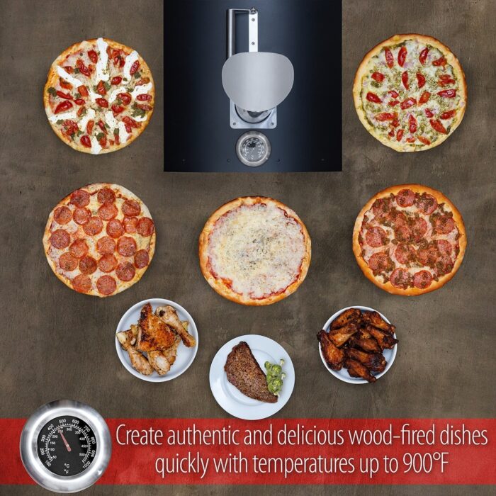 Deco Chef 2-in-1 Portable Outdoor Pizza Maker and Oven - Image 2