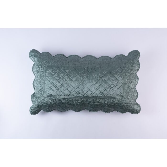 Trudo Satin Silk Scallop Edge Pillow Sham