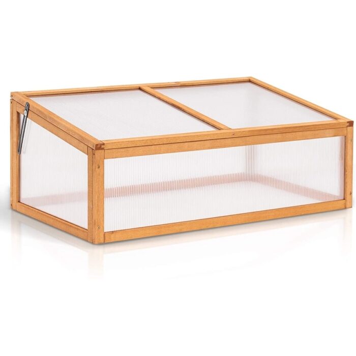 MCombo Greenhouse Cold Frame, Solid Wood 0690