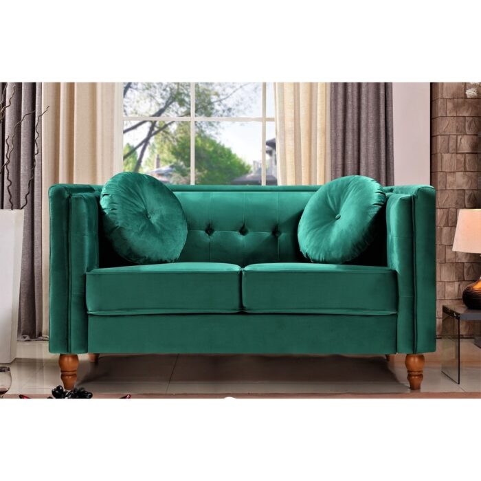 Angie Classic Kittleson Chesterfield Loveseat - Image 2