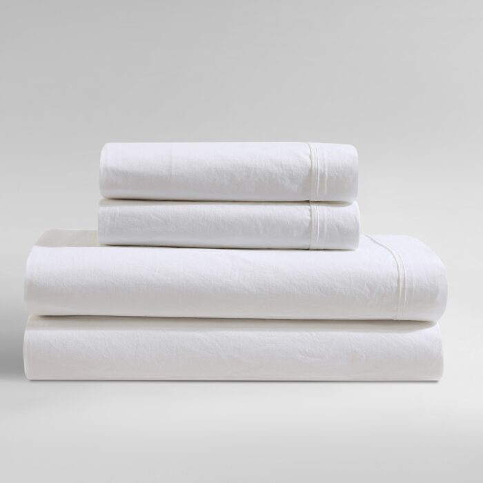 Calvin Klein Washed Cotton Percale Sheet Set - Image 2