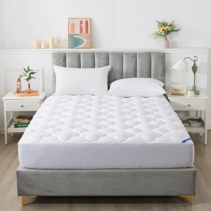 Royal Velvet European White Down Mattress Pad - Image 2
