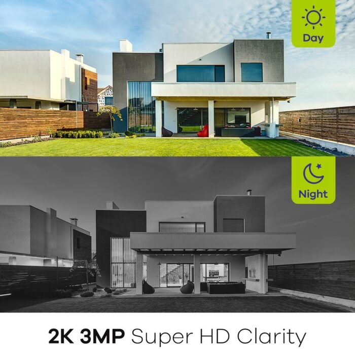 SANNCE 3MP 8CH Network Security System Wireless Transmission of Signals 4PCS 3MP Weatherproof Camera - Image 2
