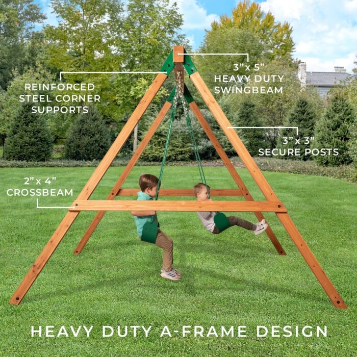 Backyard Discovery Little Durango Heavy-Duty Swing Set - Image 2