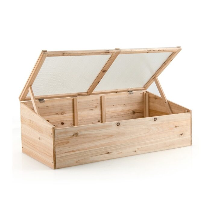 Wooden Garden Portable Greenhouse - 39" x 19.5" x 14" (L x W x H)