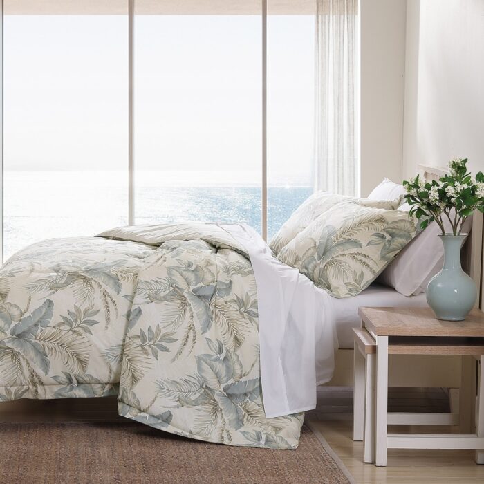 Tommy Bahama Bakers Bluff Blue Cotton 3-piece Comforter Set - Image 2