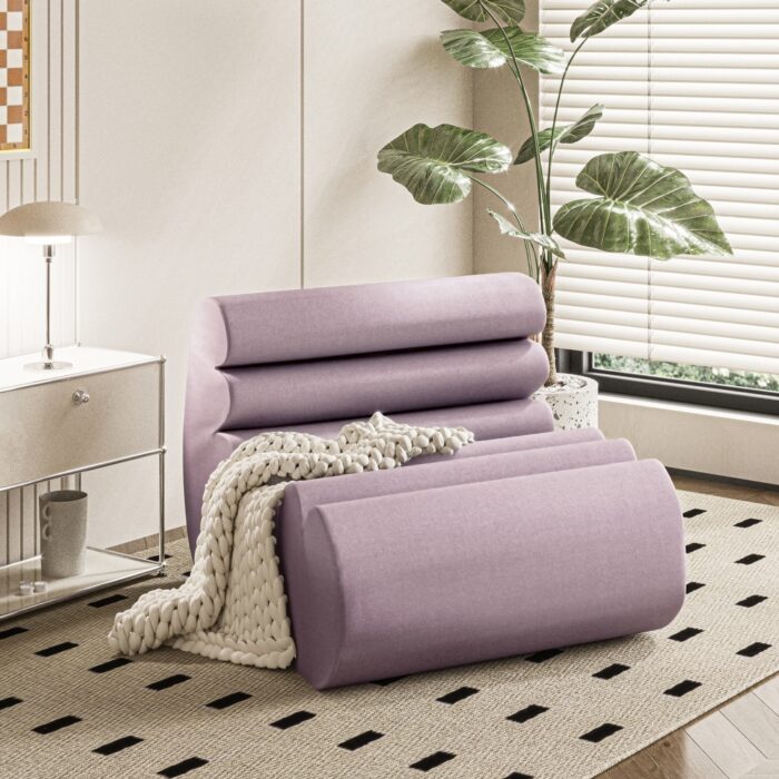 WOWMAX Single Reading Foam Sofa Chair Lounger with Removable & Washable Cover