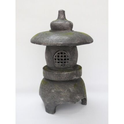 Hi-Line Gift 40IN GREY STONE PAGODA LANTERN