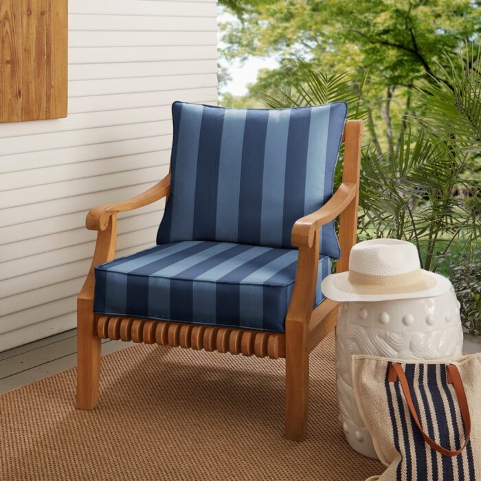 Humble + Haute Indoor/Outdoor Corded Deep Seating Pillow and Cushion Set