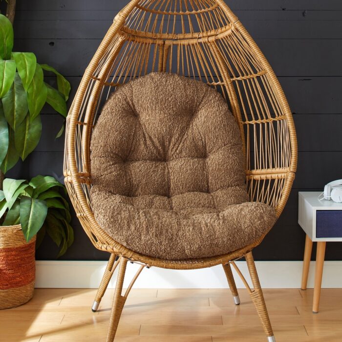 Humble + Haute Indoor Soft-Textured Egg Chair Cushion (Cushion Only) - Image 2