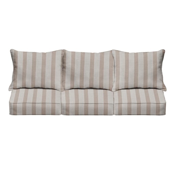Sunbrella Rangfe Dune Indoor/ Outdoor Sofa Cushion Set, (Set of 6) - Image 2