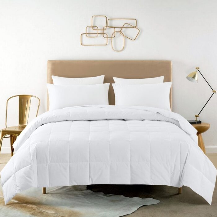 Constance 233 Thread Count Lightweight White Duck Down Blanket - Image 2