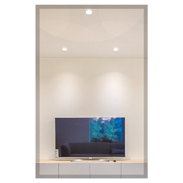 Wells Frameless Beveled Mirror