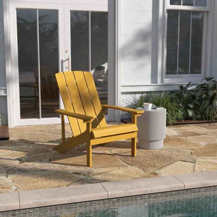 Outdoor All-Weather Poly Resin Wood Adirondack Chair