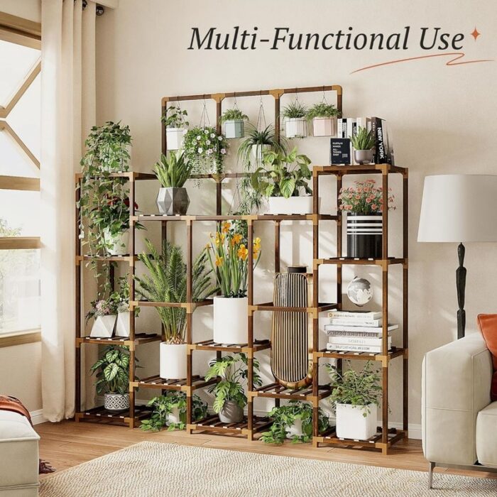63'' Upgrade Plant Stand Indoor Tall Plant Stands - Image 2