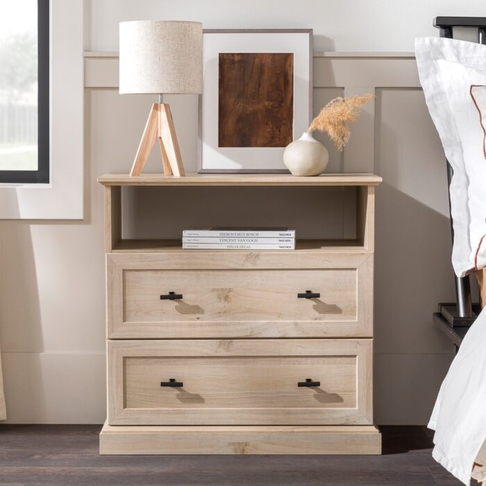 Middlebrook Designs Farmhouse 2-Drawer Nightstand