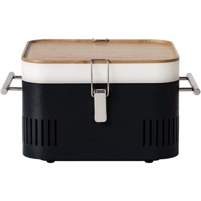 Cool touch hand charcoal grill