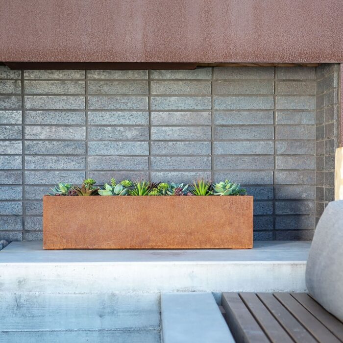 Corten Steel Window Box Planter- - Image 2