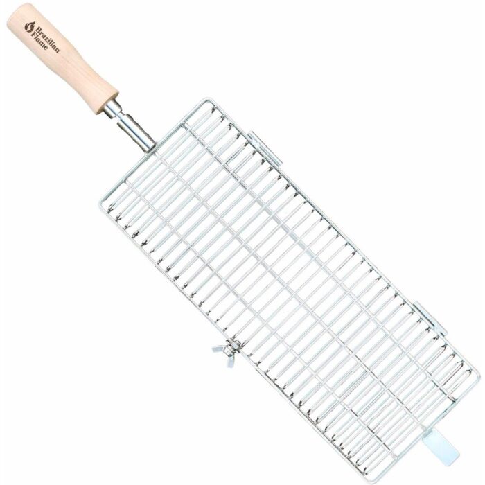 Brazilian Flame Set of 3 Grill Baskets for your Brazilian Flame 3 or 5 Skewer Gas Rotisserie Grill - Image 2
