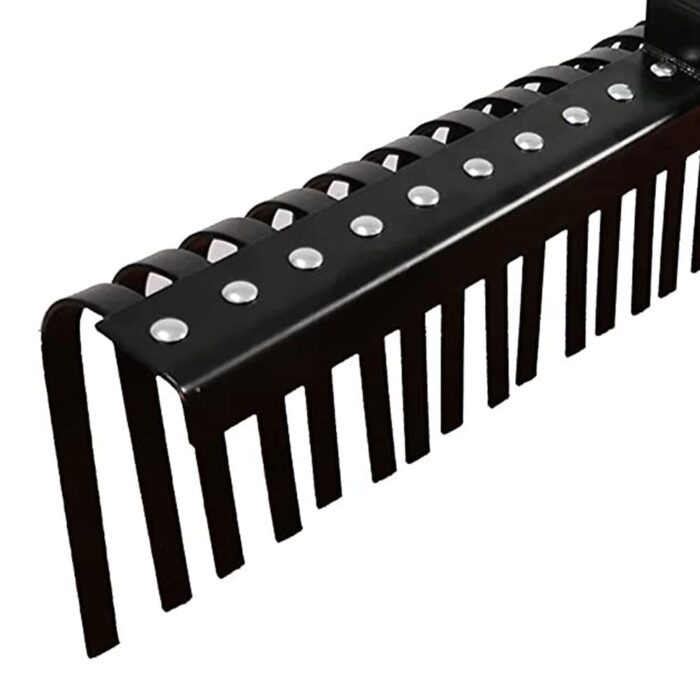Field Tuff FTF-48SHLR 48 Inch Wide Sleeve Hitch Landscape Rake for Lawn Tractor - 72.80 - Image 2