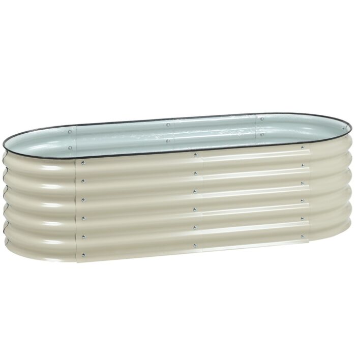 Aoodor 4 in 1 Modular Aluzinc Metal Raised Garden Bed - Outdoor Garden Planter Box for Vegetable, Flower, Herb - N/A - Image 2