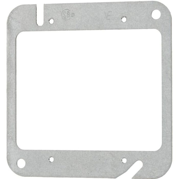 4 in.Square Galvanized Steel Box Cover in Galvanized Steel American Imaginations