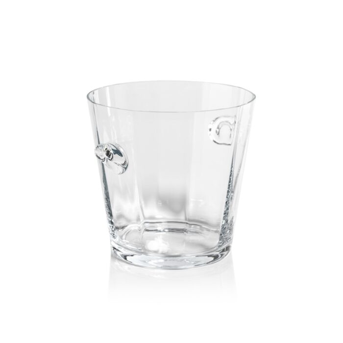 Azrou Optic Glass Ice Bucket / Cooler - 7.75" x 7.5" - Image 2