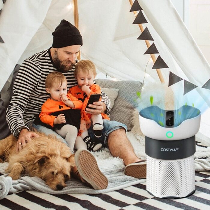 Air Purifier with Sleep Mode for Home Office up to 1300 Sq Ft - 11.5" x 11" x 15" - Image 2