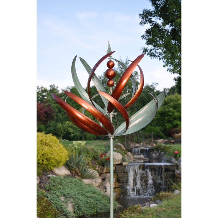 Spring Reeds, Copper/Verde