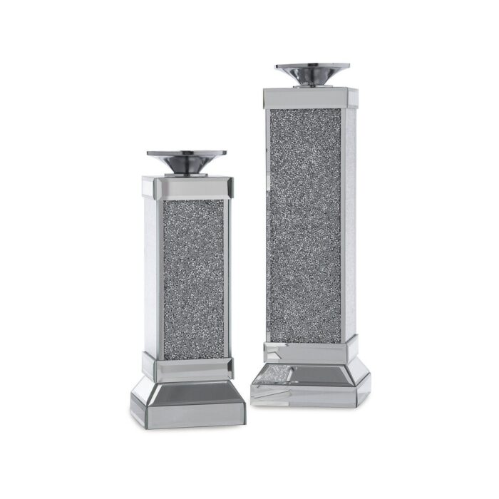 Signature Design by Ashley Charline Mirror Candle Holder Set of 2 - Image 2